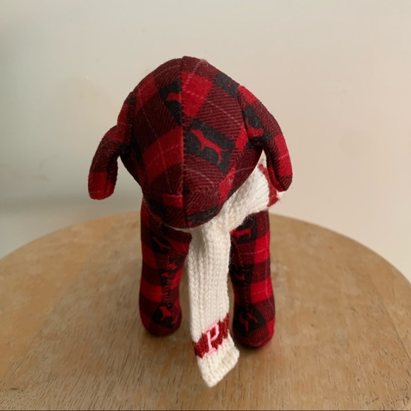 Victoria’s Secret PINK scarf dog plushie - Picture 2 of 5